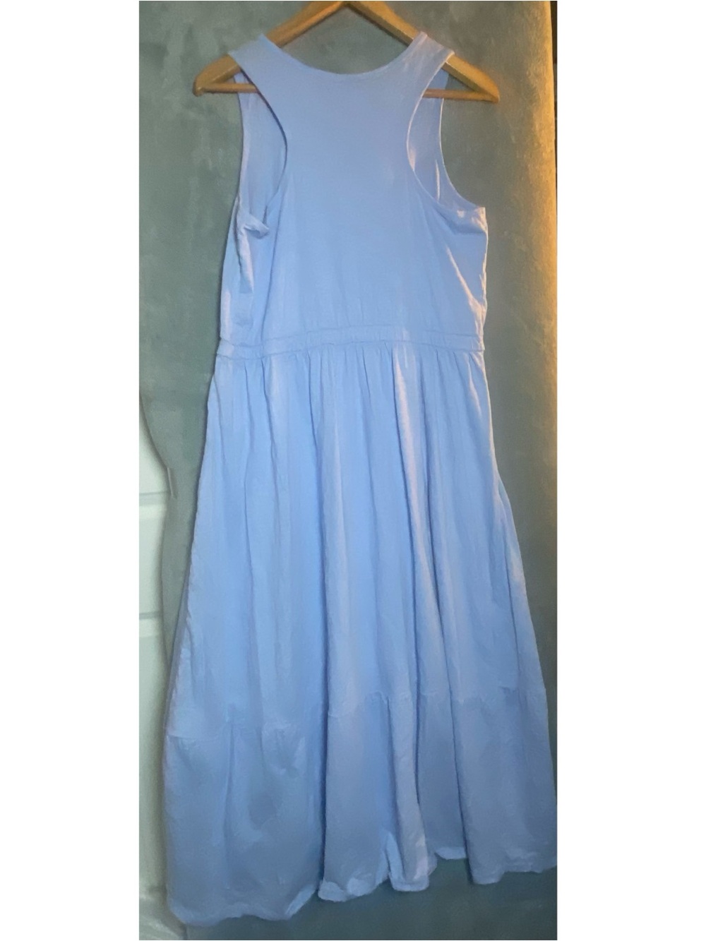 Pact Large Womens Relaxed Slub Tank Maxi Dress Organic cotton breathable coastal - Picture 10 of 15